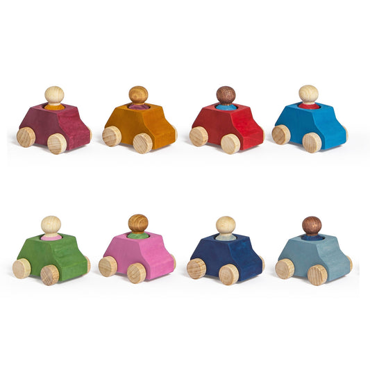 Lubulona - Pack 8 cars with 8 figures - Playlaan