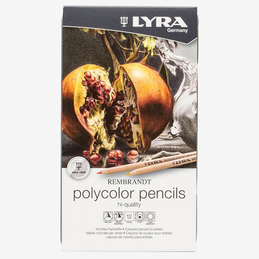 Lyra - Rembrandt Polycolor ass. 12 kleuren - blik - Playlaan