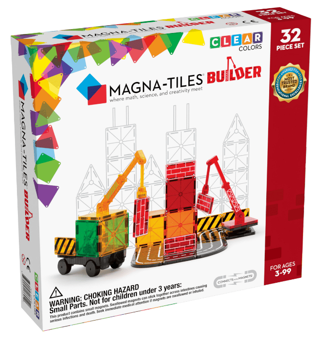 Magna-Tiles - Magnetische Tegels Builder set van 32 stuks - Playlaan