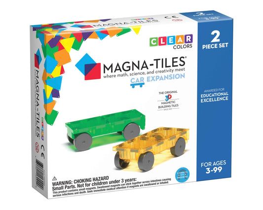 Magna-Tiles - Magnetische Tegels Cars 2 Piece Expansion Set - Playlaan