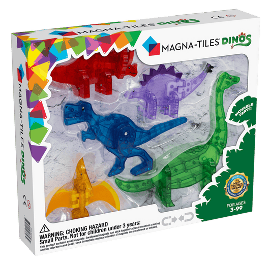 Magna-Tiles - Magnetische Tegels Dinos set van 5 stuks - Playlaan