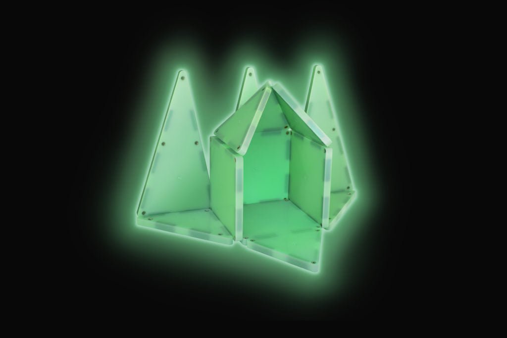 Magna-Tiles - Magnetische Tegels Glow in the Dark set van 16 stuks - Playlaan