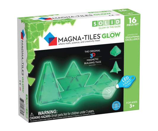 Magna-Tiles - Magnetische Tegels Glow in the Dark set van 16 stuks - Playlaan