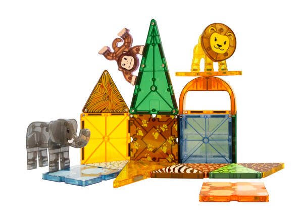 Magna-Tiles - Magnetische Tegels Safari Animals set van 25 stuks - Playlaan