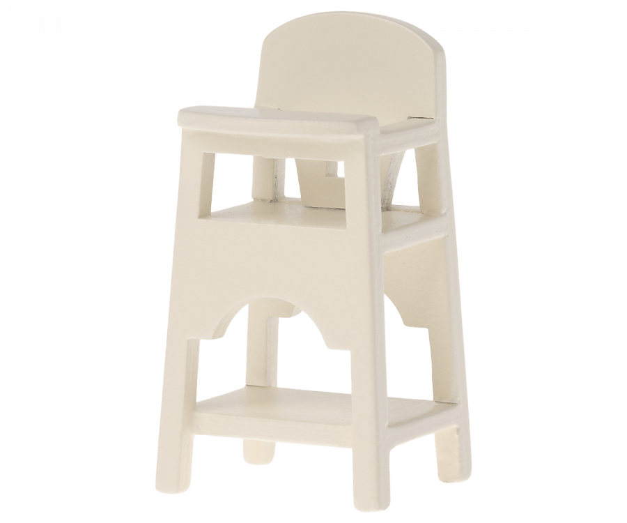 Maileg - High Chair, Mouse - Off White - Playlaan