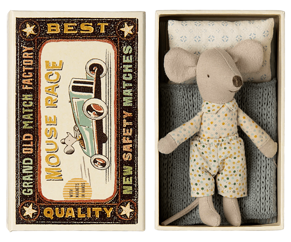 Maileg - Little Brother Mouse in Matchbox - Playlaan