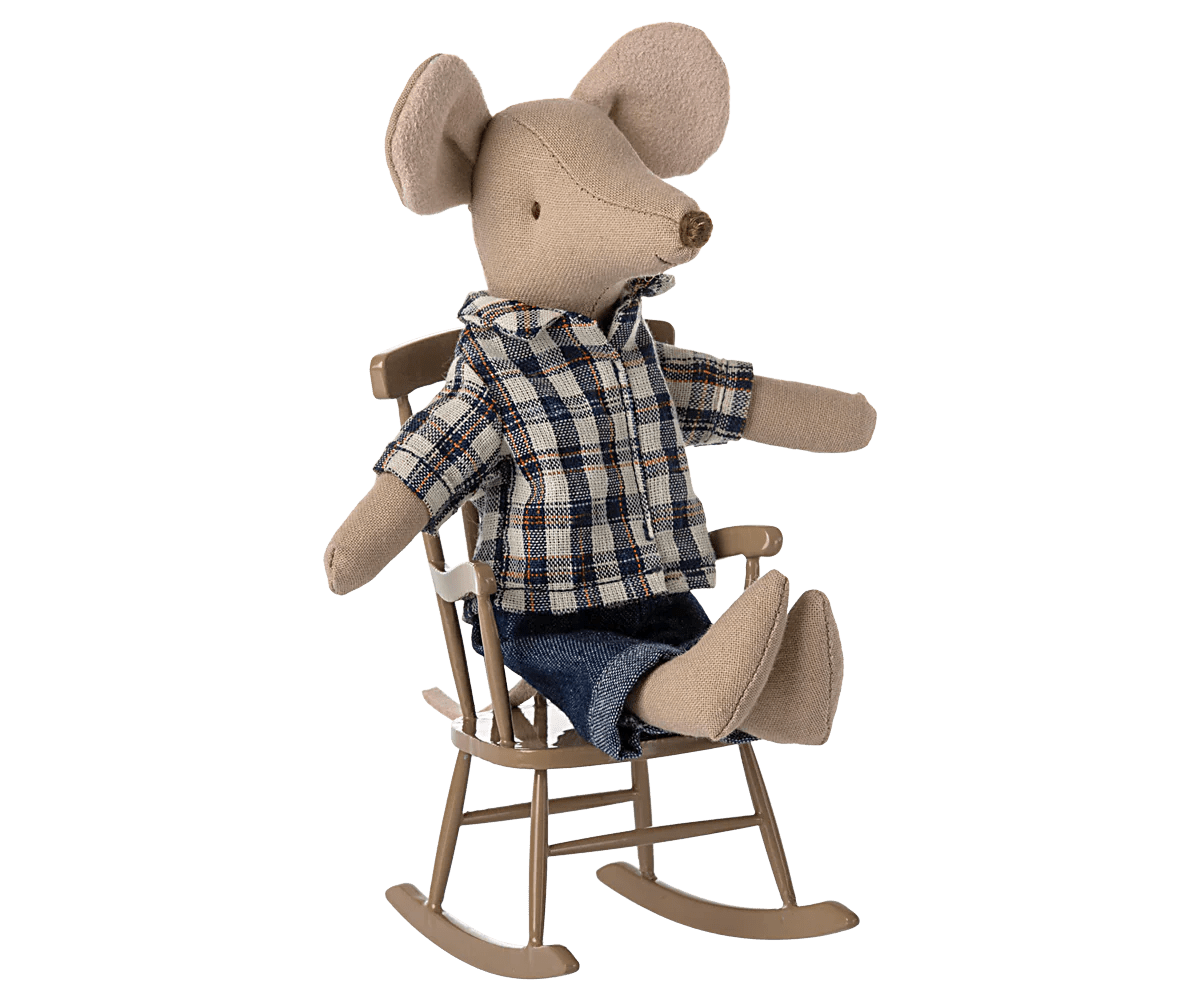 Maileg - Rocking Chair - Lichtbruin - Playlaan