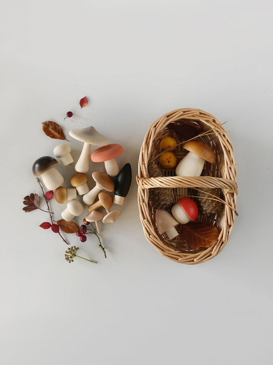 Moon Picnic - Forest Mushrooms Basket - Playlaan
