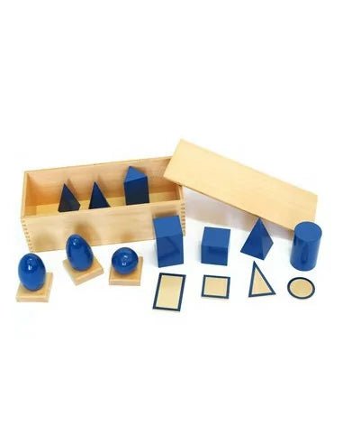 Moyo Montessori - Geometrische lichamen met kist - Playlaan