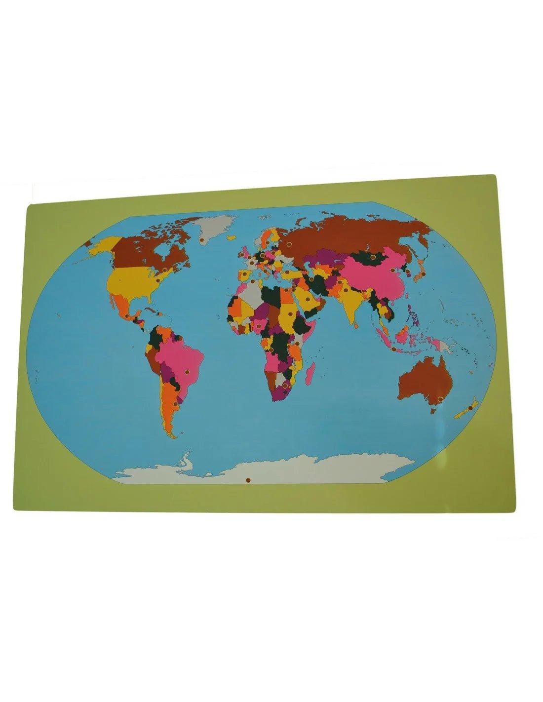 Moyo Montessori - Wereldkaart met Vlaggen - Playlaan