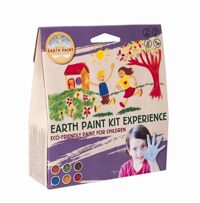 Natural Earth Paint - Earth Paint Kinderverf Ontddekingsset groot 6 kleuren - 2L - Playlaan