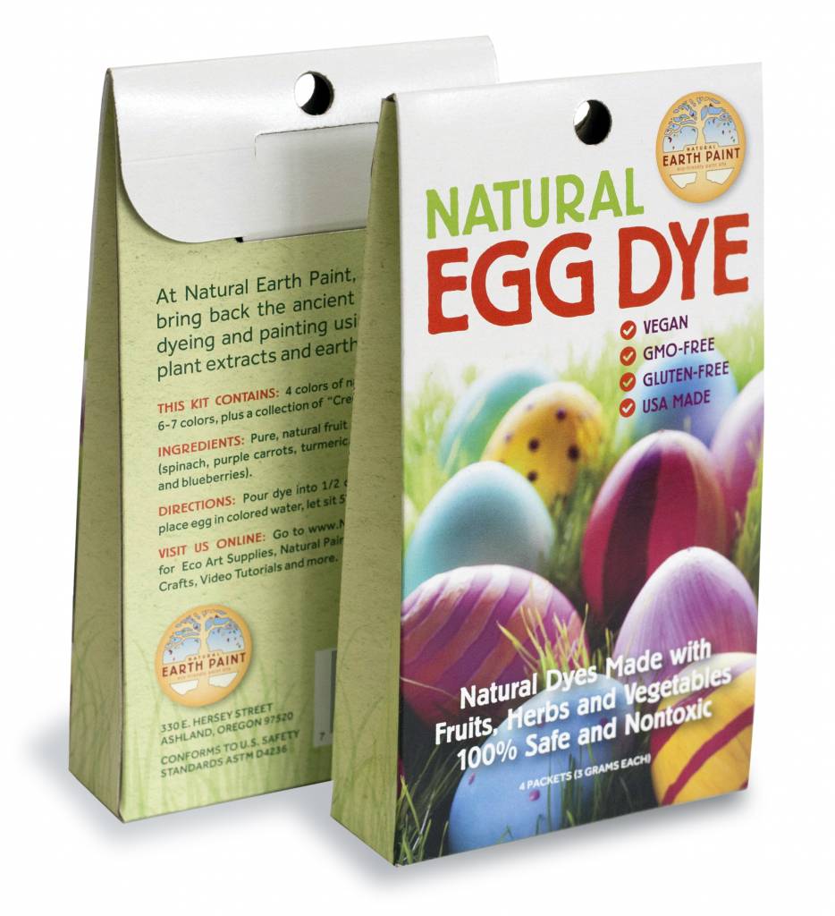 Natural Earth Paint - Natural Egg Dye - 4 kleuren - Playlaan