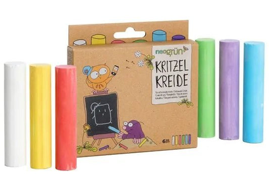 Neogruen - Kritzelkreide stoepkrijt, schoolkrijt zonder “nasties” - Playlaan