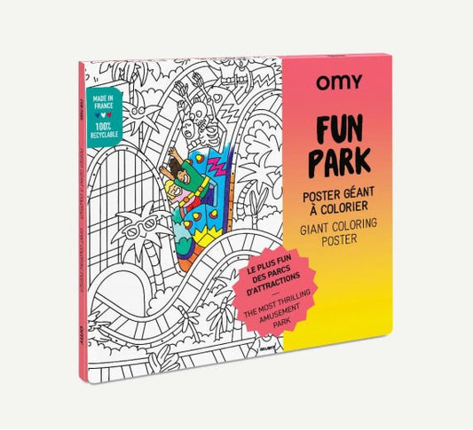 Omy - Fun park - Poster 70 x 100 cm - Playlaan