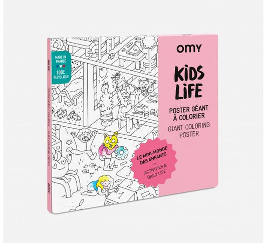 Omy - Kids Life - Poster 70 x 100 cm - Playlaan