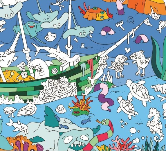 Omy - Ocean - Poster 70 x 100 cm - Playlaan