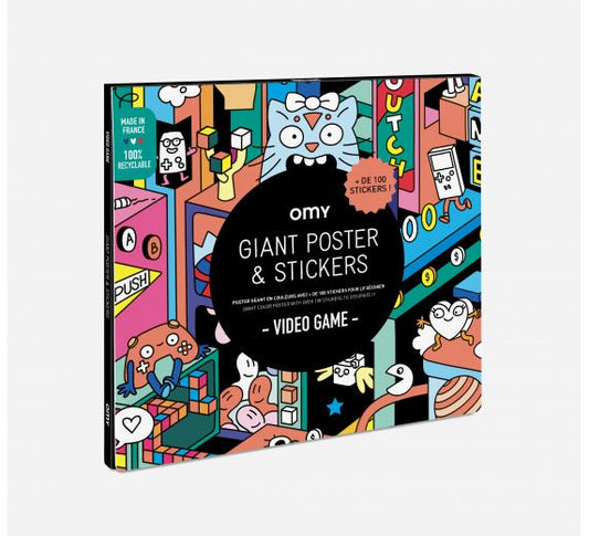Omy - Video game - Giant poster and stickers 70 x 100 cm - Playlaan