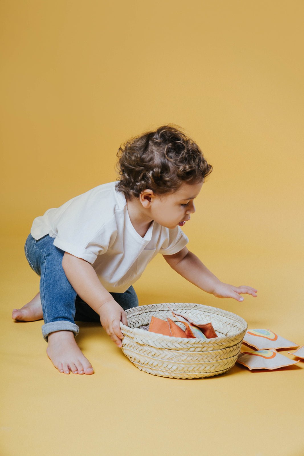 Petit Boum - Basket handmade - Palmmand - Playlaan