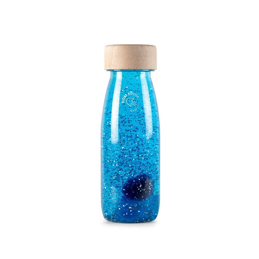 Petit Boum - Sensorische fles Float Blauw - Playlaan