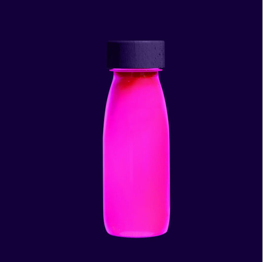 Petit Boum - Sensorische fles Fluo Roze - Playlaan