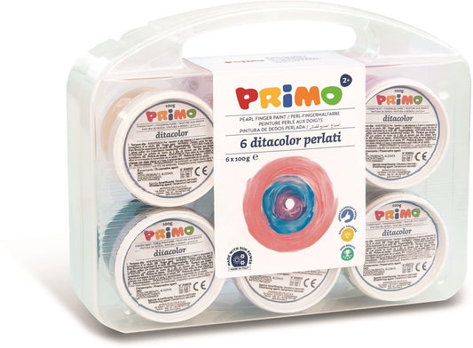 Primo - Vingerverf Parelmoer ( 6x100gr) - Playlaan