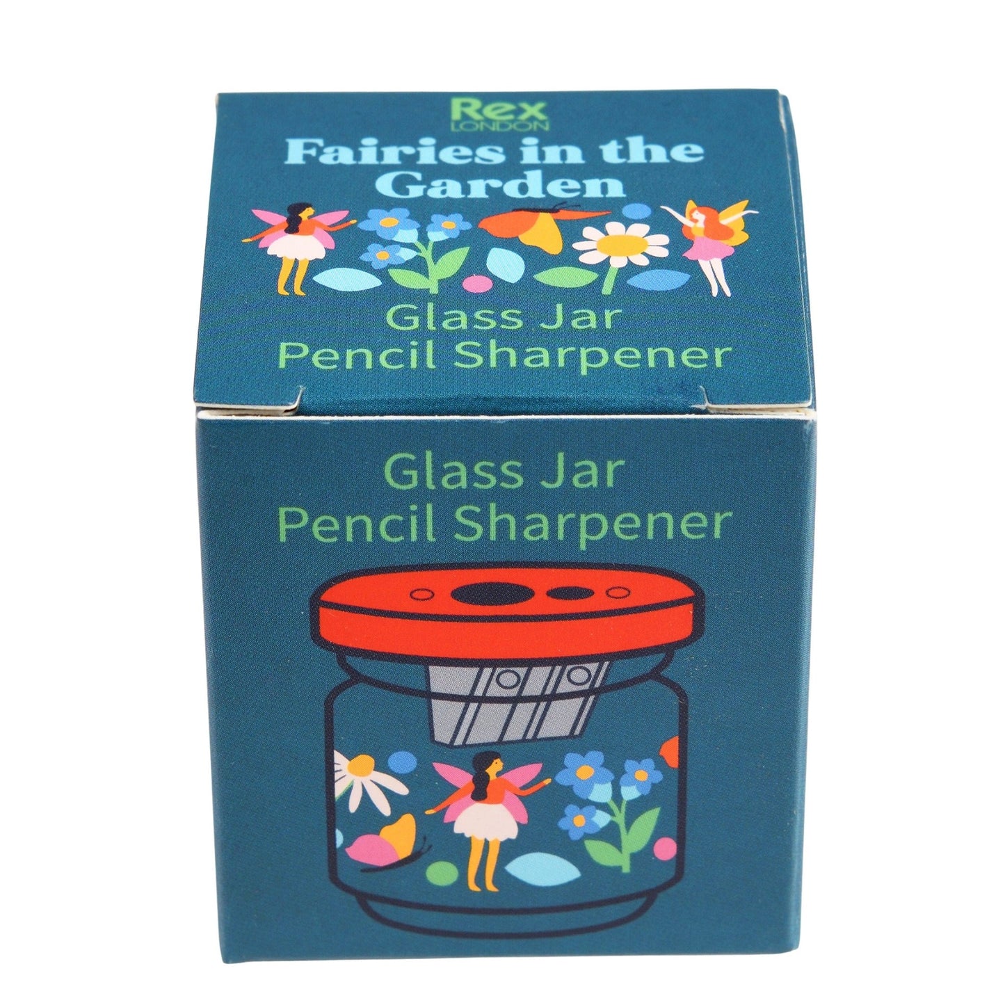 Rex London - Glass Jar Pencil Sharpener - Fairies In The garden - Playlaan