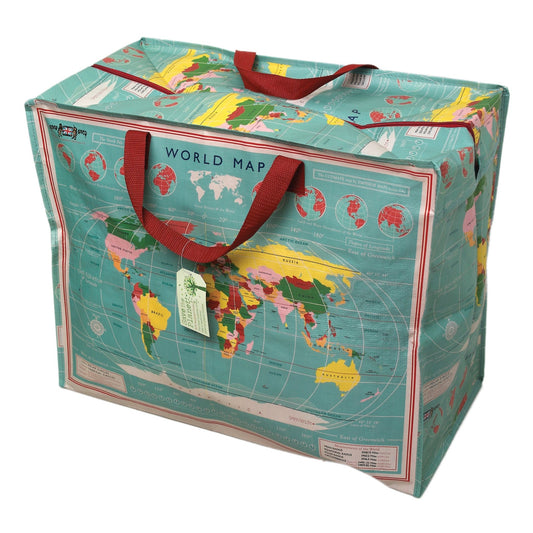 Rex London - Jumbo Storage Bag - World Map - Playlaan