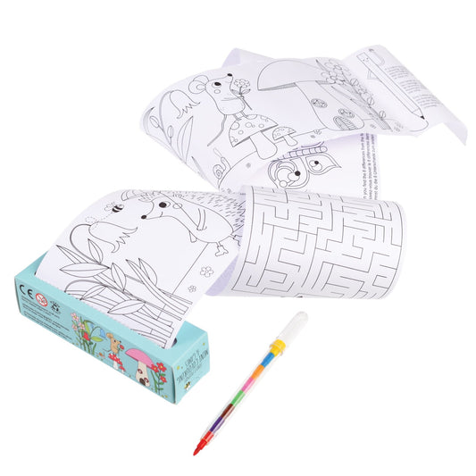 Rex London - Mini Colouring And Games - Forest Friends - Playlaan