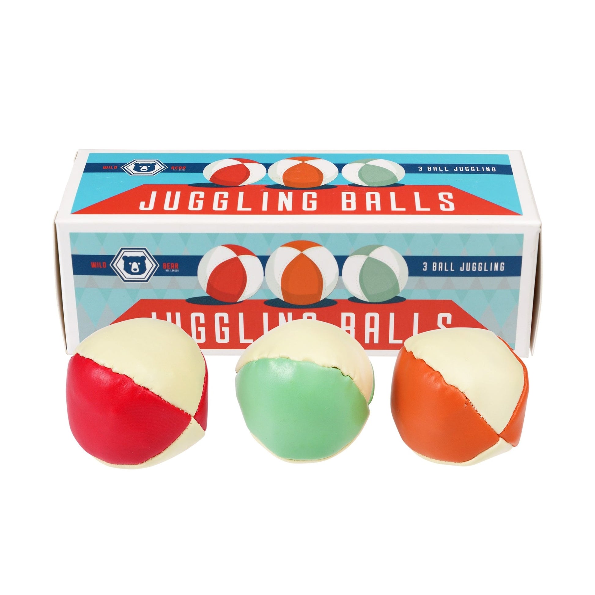 Rex London - Set Of 3 Mini Juggling Balls - Wild Bear - Playlaan