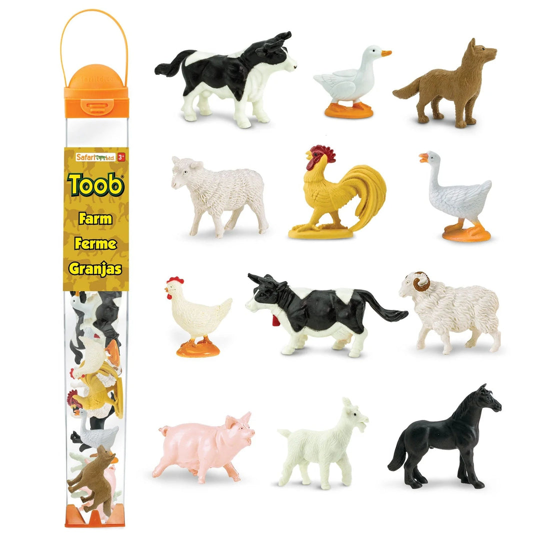 Safari Ltd - Speelfiguren Boerderij TOOB® - Set van 12 - Playlaan