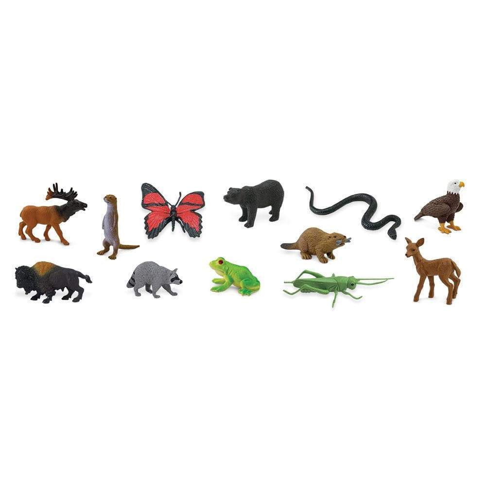 Safari Ltd - Speelfiguren In het Bos TOOB® - Set van 12 stuks - Playlaan