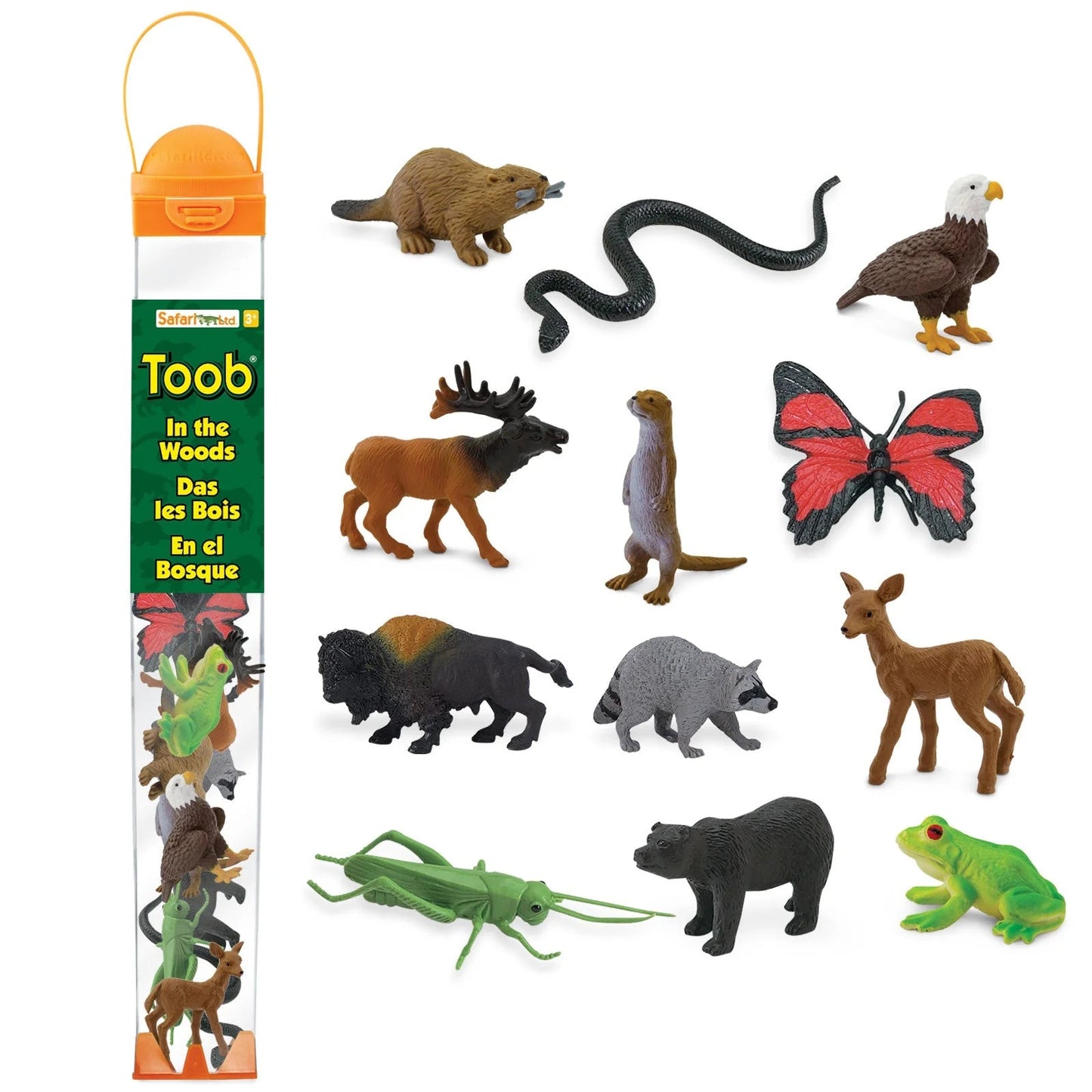 Safari Ltd - Speelfiguren In het Bos TOOB® - Set van 12 stuks - Playlaan