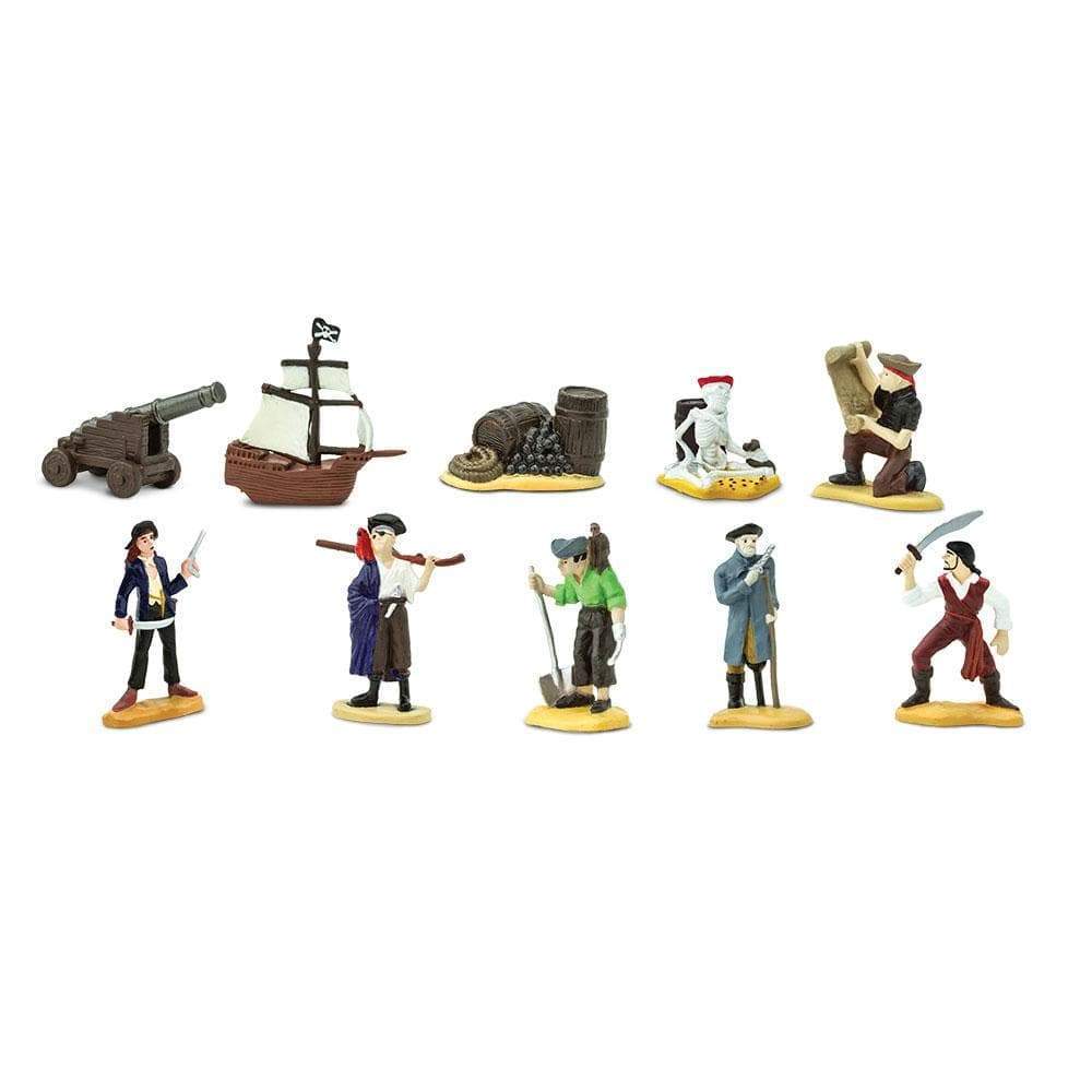 Safari Ltd - Speelfiguren Piraten TOOB®- Set van 10 stuks - Playlaan