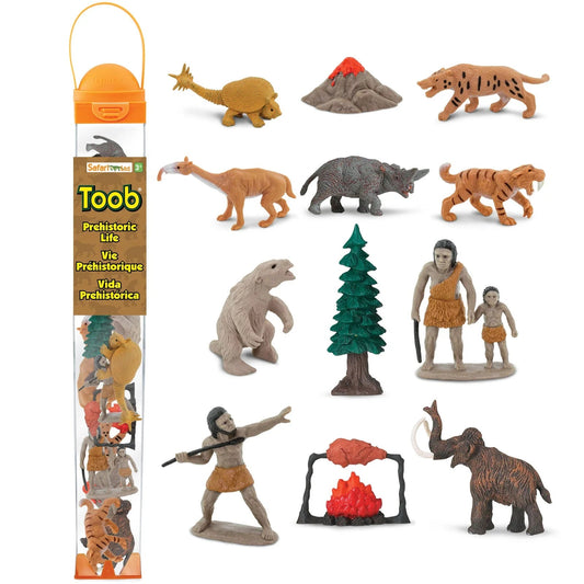 Safari Ltd - Speelfiguren Prehistorisch Leven TOOB® - Set van 12 stuks - Playlaan
