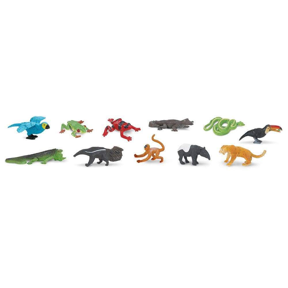 Safari Ltd - Speelfiguren Regenwoud TOOB®- Set van 11 stuks - Playlaan