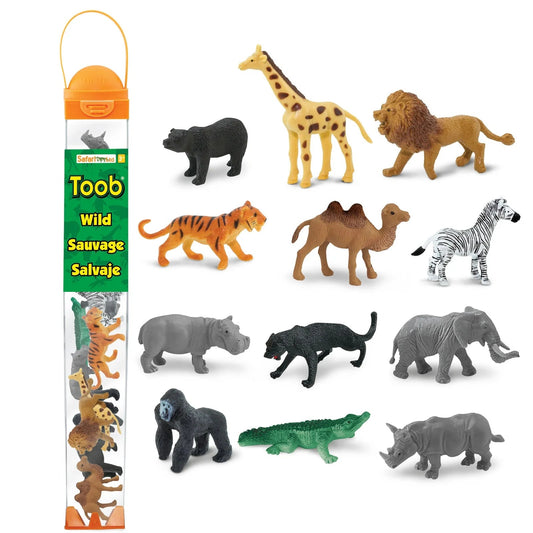 Safari Ltd - Speelfiguren Wild TOOB® - Set van 12 stuks - Playlaan