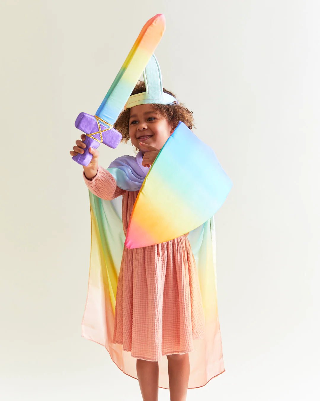 Sarah's Silks - Zijden schild Regenboog - Playlaan