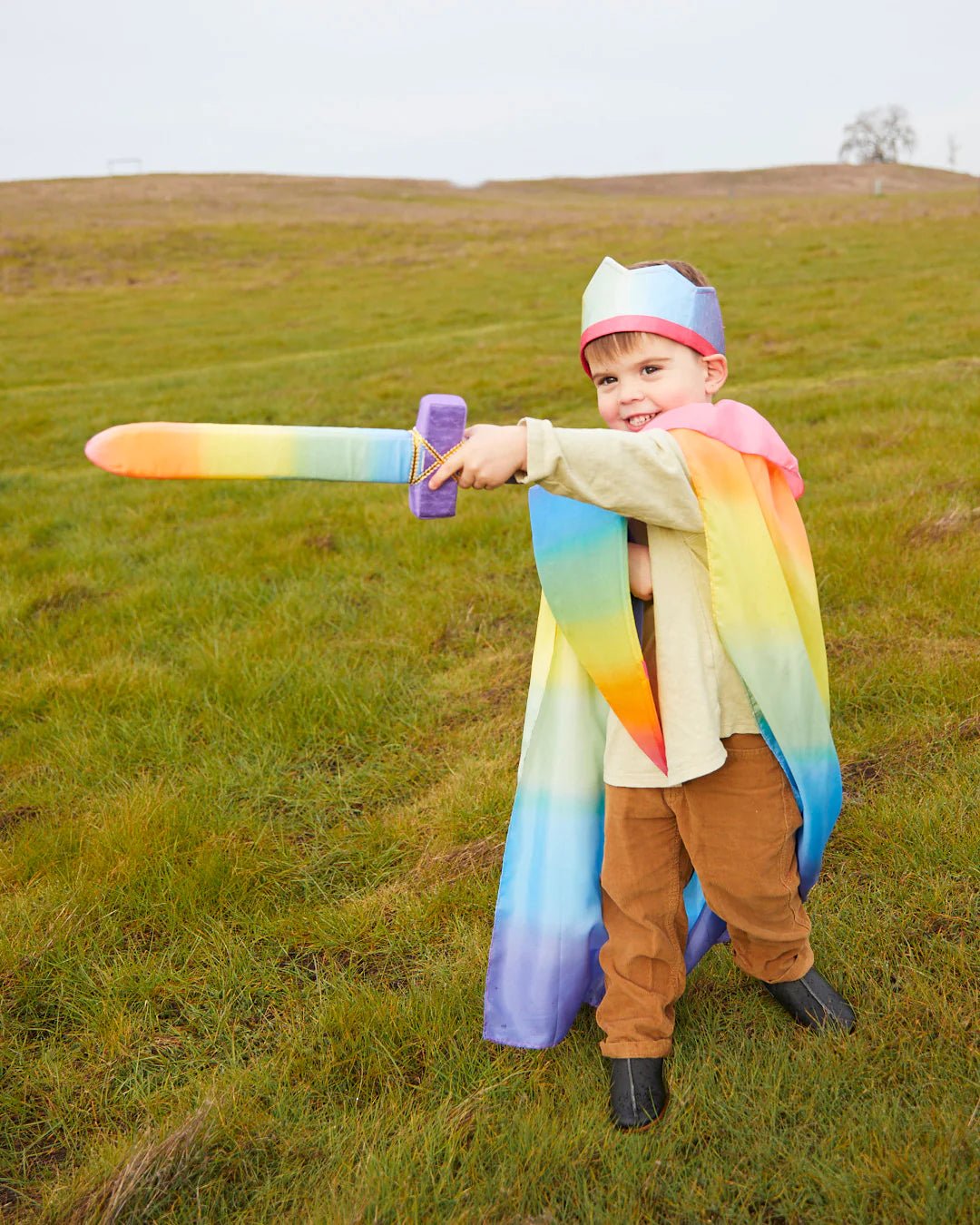 Sarah's Silks - Zijden schild Regenboog - Playlaan