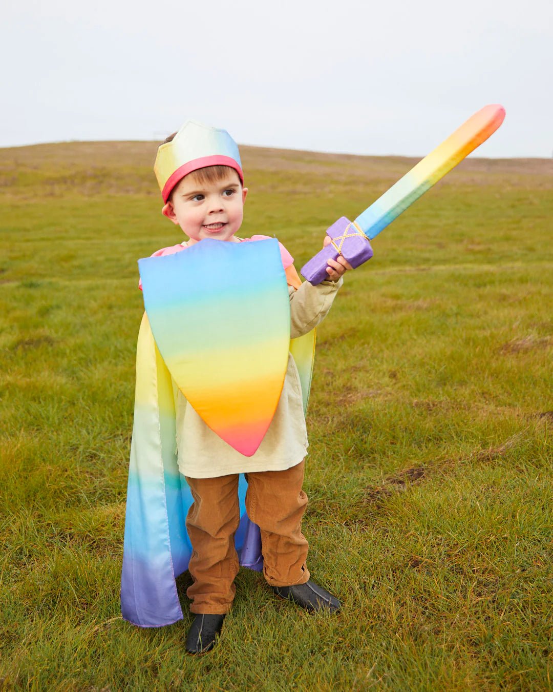 Sarah's Silks - Zijden schild Regenboog - Playlaan