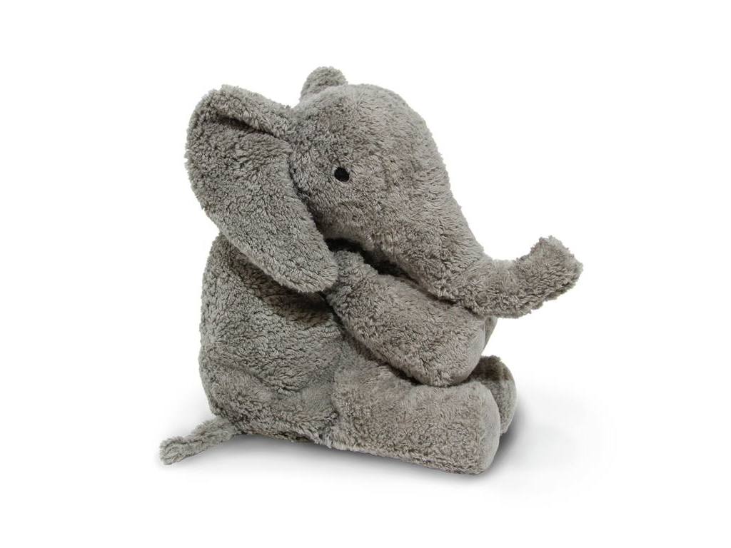 Senger Naturwelt - Warmteknuffel Olifant - Grijs - 35 cm - Playlaan