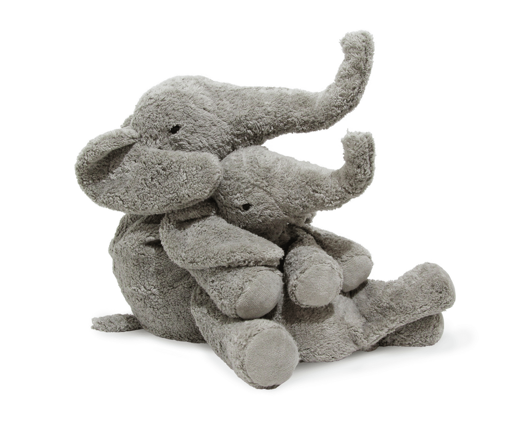 Senger Naturwelt - Warmteknuffel Olifant - Grijs - 35 cm - Playlaan