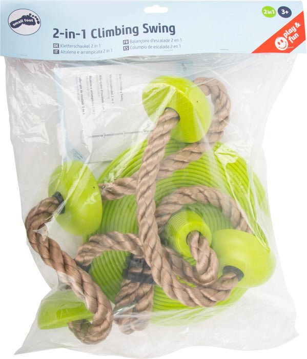 Small Foot - 2-in-1 Climbing Swing - Playlaan