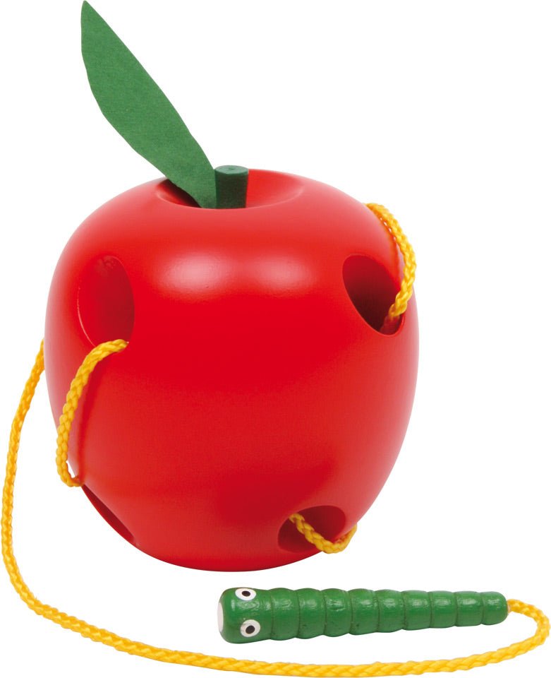 Small Foot - Apple and Worm Threading Game - Playlaan