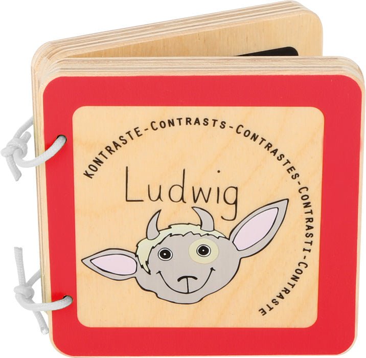 Small Foot - Baby Book "Ludwig" (contrasts) - Playlaan