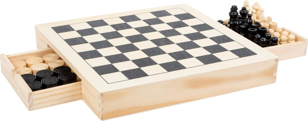 Small Foot - Chess, Draughts & Nine Men's Morris Game Set - Playlaan