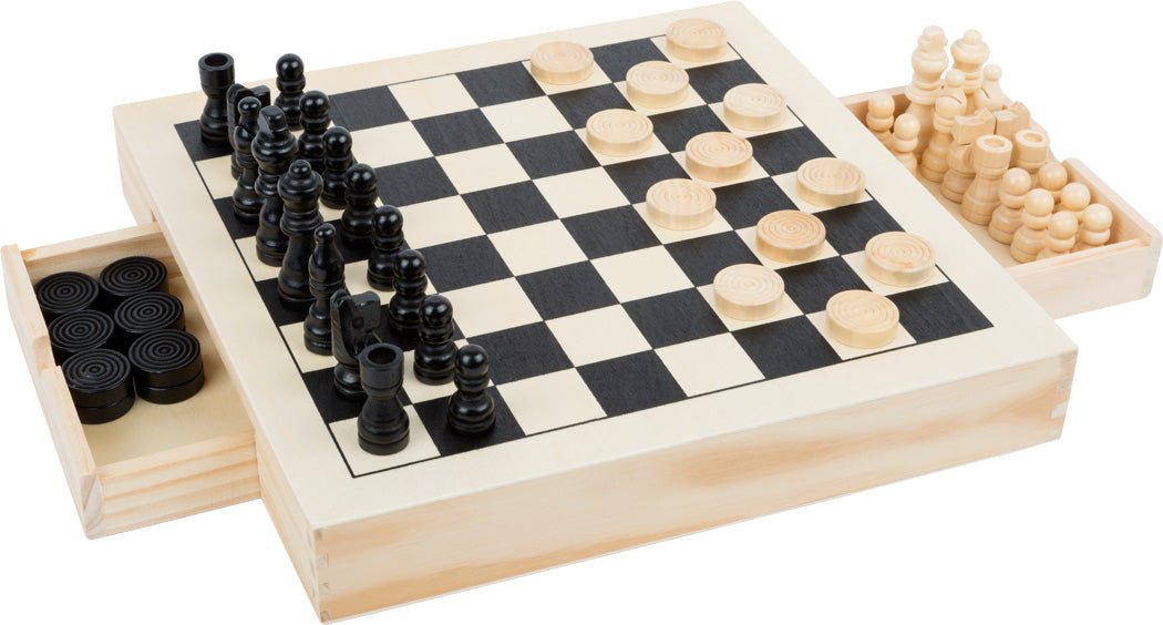 Small Foot - Chess, Draughts & Nine Men's Morris Game Set - Playlaan
