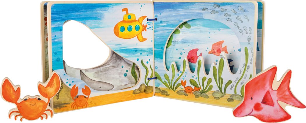 Small Foot - Picture Book Underwater World, interactive FSC 100% - Playlaan