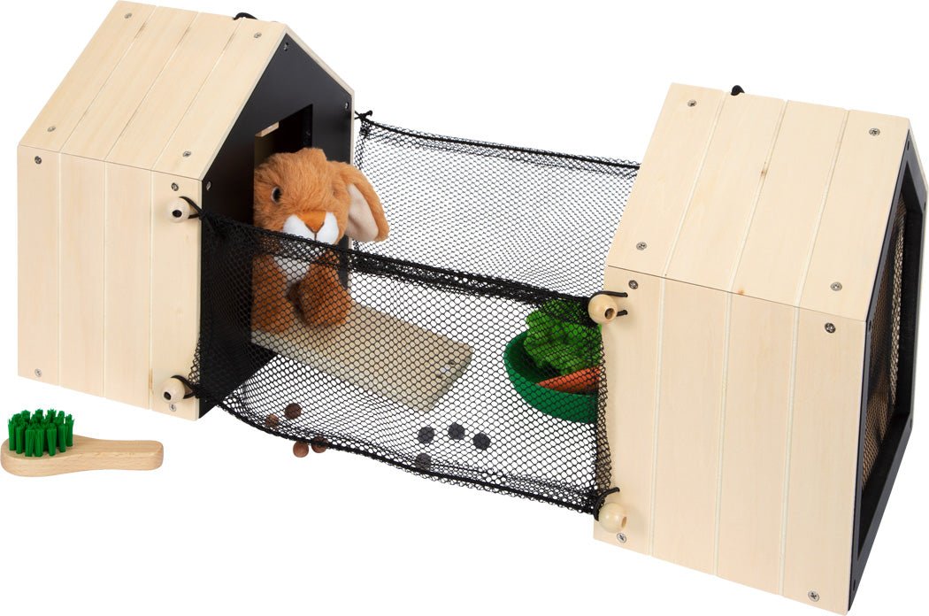 Small Foot - Rabbit Hutch with Enclosure - Playlaan