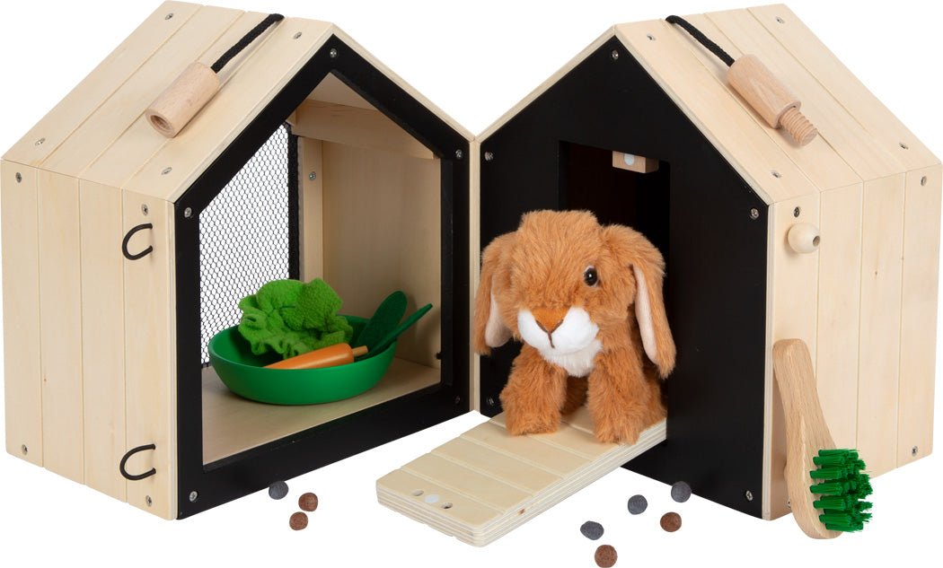 Small Foot - Rabbit Hutch with Enclosure - Playlaan