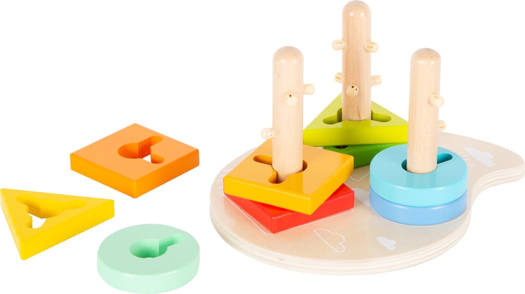 Small Foot - Shapes and Colours Motor Skills Shape-Fitting Game - Playlaan